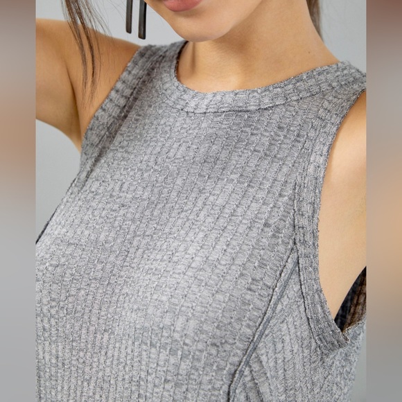 Daily Practice by Anthropologie Grey Marley Tank Top Size Medium - Picture 4 of 10